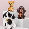 Storage Bags 1pcs Creative Dog Home Resin Decoration Animal Eyeglass Frame Painted Paint Craft Glasses