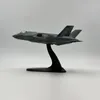 Diecast Metal Alloy 1/72 Skala USAF Air Force F-35 F35 F-35A Fighter Aircraft Airplane Plane Model Toy for Collection 240314