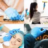 Lighters 100 Pieces Blue Chemical Resistant Rubber Nitrile Latex Work Housework Kitchen Home Cleaning Car Repair Tattoo Car Wash Gloves