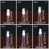 Storage Bottles 10-20-30-50-100ml Spray Bottle Small Can Transparent Fine Mist Toner Water Bottling PET Travel