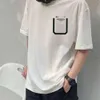 designer T shirts men t shirt fashion letter print graphic tee mens womens short sleeve round neck light luxury Shirt two Color