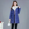 2022 Winter Parkas Women Jacket 6XL Hoodies Middle aged Female Outerwear Warm Down Cott Jacket Coats Femme Clothes C V9zw#