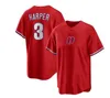 2023 Anpassad S-4XL 3 Bryce Harpe Jersey 7 Trea Turner 17 Rhys Hoskins Phillies 10 JT Realmuto Men Women Youth Any Name 5 Stott 8 Castellanos Baseball Jerseys