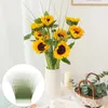 Decorative Flowers 10 Pcs Simulated Reed Grass Fake Plant Decor House Indoor Plants Fall To The Ground Artificial For Home Silk Cloth