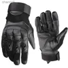 Tactical Gloves Motorcycle Men Soft Shell Outdoor Sports Riding Full Finger Motocross Racing Equipment Protective Gear YQ240328