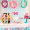 Decoração de festa 2 pcs de madeira donut stand display donut stands pode segurar 9 titular durável para aniversário casamento feriado