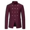 Novo Fi Palácio dos homens Blazer Jaqueta Medieval Terno de Luxo Festa Cosplay Traje Masculino Bonito Casamento Cavalheiro Blazer Casacos G2y4 #