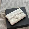 Kadın Tasarımcı Crossbody Çanta Yüksek Kalite 1: 1 Mini Zincir Omuz Çantaları Koyun Havyolu Moda Woc Cüzdanları Lady Luxury Canse debriyaj Çantası