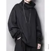 Nouveaux hommes Persality Design Sweats à capuche Sweats à capuche Zipper Courbe Coupe Couture Manteaux Streetwear Hip Hop Lâche Vestes Casual Y0G1 #