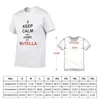 nouveau Gardez votre calme et donnez-moi mon nutella T-shirt fan de sport t-shirts vêtements hippie t-shirt graphique t-shirts drôles t-shirts unis hommes i77B #