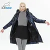 Icebear 2023 Новая зимняя женская куртка с капюшоном Fi Повседневная тонкая теплая куртка Lg Брендовые женские парки GWD20302D z876#