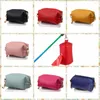 Dog Apparel PU Leather Poop Bag Dispenser Durable With Metal Clip Trash Holder Waste Bags Storage Pouch For Leash And Belt