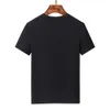 디자이너 브랜드 티 T 셔츠 최고 품질의 순수면 짧은 슬리브 셔츠 간단한 편지 인쇄 여름 캐주얼 남자 의류 크기 S-XXXXL
