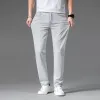Pantalon de loisirs classique pour hommes Jeans à jambe droite élastique pour hommes Fiable Wed Broderie en trois dimensions Jeans amples Q3dV #
