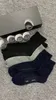 Meias masculinas moda feminina meias masculinas de alta qualidade carta respirável algodão jogging basquete futebol esportes meias bordados meias esportivas com caixa de presente