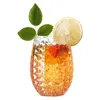 Bicchieri usa e getta Cannucce 16oz/12oz Ananas Bicchiere da vino Bicchiere da cocktail in plastica Riutilizzabile per bevande Home Party Club