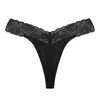 Women's Panties 2024 Sexy Lace Thong Comfortable Low Waist Solid Color Underpants Ladies Patchwork G-Strings Female Underwear