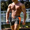 Męskie szorty mięśni męskie letnie spodenki plażowe męskie gimnastyczne fitness kulturystyka oddychająca szybkie suszenie sportów sportowe szorty joggingowe J240328