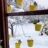 Andra fågelförsörjningar väderkvarnformad matare som hänger utomhus pariserhjul med kolibri mat för trädgård