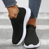 Casual Shoes Women's Slip On Sneaker Soft Sole Bekväm utomhusfast nät som driver mode kvinnor sport andas resor