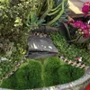 Fiori decorativi simulati muschio tappeto erboso artificiale per fioriera da interni vasi da fiori decorativi finti artigianali