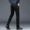 new Men Fi and Leisure Slim Suit Pants Streetwear Male Korean Versi Solid Busin Sports Straight Trousers Blue Black Y2Ev#