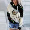 Women'S Hoodies & Sweatshirts Designer Womens Clothing 2024 Spring New Product Basic 3D Digital Printing Trend Fashion Hoodie Sweater Otidx