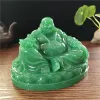 Skulpturer kinesiska feng shui skrattande buddha staty människan jade sten ornament stora maitreya buddha skulptur figurer hem dekoration