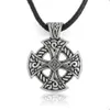 A29 Vintage Style Religious Cross Knot Totem Attractive Viking Necklace for Men and Women266k