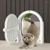 Kattbärare Pet Gate Door Dog Flap Catdoor Wall Mount öppningsdörr för