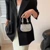 Akşam çantaları kadın çanta lüks zincirler inci timsah moda mini omuz cüzdan ve çanta crossbody euro-america stil