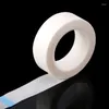 FALSE EYGRASS 24 rullar självhäftande tygpiskband Eyelash Tape White 9 M/10 Yard för förlängningsförsörjning