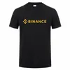 Binance T-shirt Crypto Mannen Casual Tees Cott Korte Mouw Cool Tops T-shirt OZ-421 P06z #