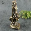 Sculptures Beautiful Oriental Women Sculpture Desktop Ornament Antique Brass Female Statue Arts Home Decoration Fashion Indoor Decors Craft