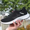 nxy Spring Trendy Men's Shoes Comfortable and Breathable Mesh Flat Bottom Sports Lightweight Durable Outdoor Running
