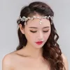 Grampos de cabelo casamento nupcial bandana para noivas cristal lágrima strass folha acessório elf coroa tiara cosplay festa