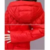 new Down Cott-padded Jacket Women 2024 Winter Medium To Lg Pocket Parka Coat Casual Hooded Loose Windproof Outerwear R8T4#