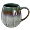 Mugs Ceramic Kiln Change Handmade Pottery Coffee Mug Large Pumpkin Tall Latte Tea Cup For Cappuccino Cocoa Office And Home