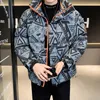 Parka avec impression de graffitis Harajuku pour homme, Streetwear ample, veste bouffante, vêtements épais et chauds, nouvelle collection hiver 2022, M043 #