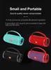 Alto-falantes portáteis TG116C Wireless Power Bluetooth Speaker Box Outdoor Speaker Subwoofer Music Center BoomBox 3D Stereo Radio Intelligent Mini Novo Q240328