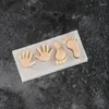 Bakvormen Kleine handvoet siliconen mal Fondantvorm Taartversieringsgereedschap Chocolade Gumpaste Sugarcraft Keukenaccessoires