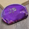 Present Wrap Classic Retro Imitation Silk Women Coin Storage Plånbok Mini Luxury Ladies Purse Utsökta bröllopskopplingsväska