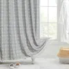 Shower Curtains Waterproof Curtain With Fresh Country Style Floral Print Bathroom Dry And Wet Partition Bath Accessories