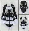 M L Pembe Siyah Lolita Cosplay Dr Sapan ile Set Prens Girl Gothic Maid Cos Giyim Dr Halen Kadın Kostümleri O1TS#