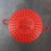 Conjuntos de panelas 2 Pcs Silicone Steamer Vegetal Cesta Inserção para Panelas de Pressão Microwavable Multicookers Vermelho