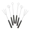 Set di stoviglie da 6 pezzi Fork al cioccolato BBQ Strumenti di forno strumenti di immersione in acciaio inossidabile FORCHI