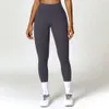 Lu Align Pant Curve Sirena Leggings stringenti da donna Cintura alta addominale Sollevamento fianchi Levigatura Pantaloni da yoga Asciugatura rapida Pantaloni da corsa Fitness Leggings da palestra Fit Limone S