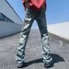 2023 Ropa Grunge Y2K Streetwear Hip Hop Ripped Jeans Pantalons Hommes Vêtements Baggy Droite Mer Bleu Denim Pantalon Pantal Homme s6r1 #