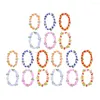 Dekorativa blommor 6 st luau Garland Hawaii Halsband Blomma pannband Hawaiian Leis gräs kjolar