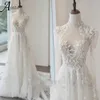 Romantische Een Lijn Bruid Dres Vintage Kant Applicaties Bruiloft Dr Bruiloft Lg Mouwen Dres voor Vrouw Vestidos De Novia M3ZP #